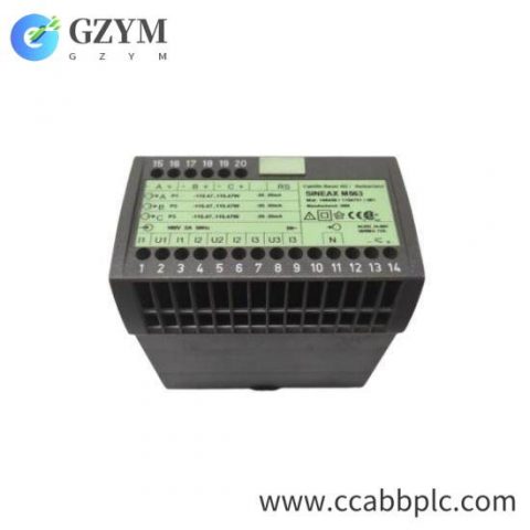 GMC SINEAX M563 Analog Output Module, Industrial Control Solutions